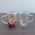 12oz Glass Snowglobe Mug