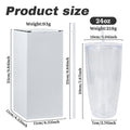 24oz Acrylic Curved Snowglobe Tumbler