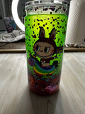 Pre Made Neon Labubu Lava Drip Tumbler