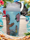 Pre Made Lilo Beach Theme Tumbler